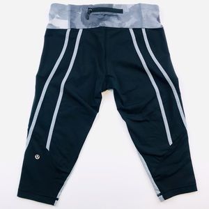 Lululemon athletica cropped black leggings